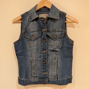 Paris Blues Classic Blue Denim Vest